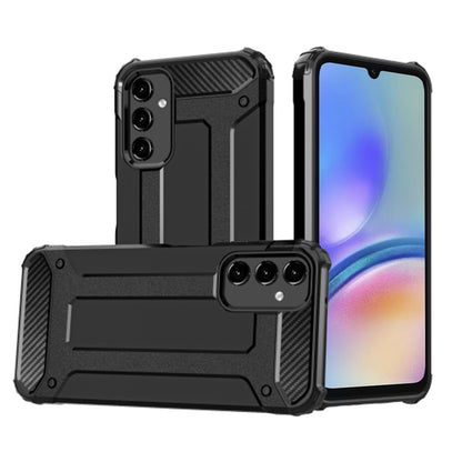 Fodral för Samsung Galaxy A05s A057, Techsuit, Hybrid Armor, Svart