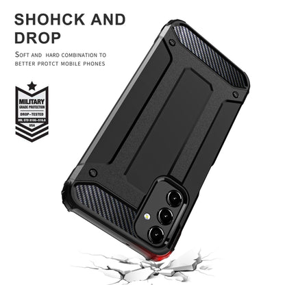 Fodral för Samsung Galaxy A05s A057, Techsuit, Hybrid Armor, Svart