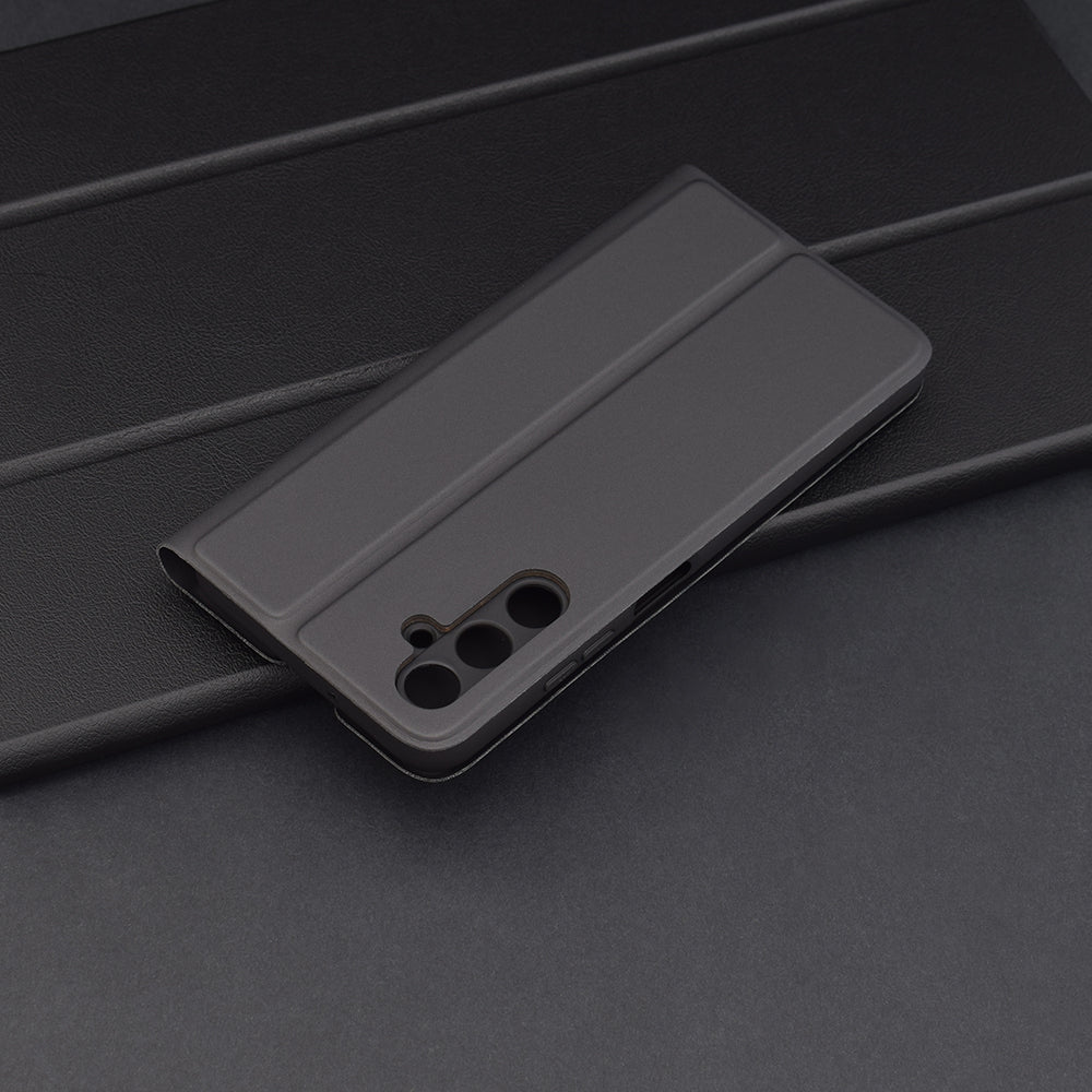 Fodral för Samsung Galaxy A05s A057, Techsuit, Magskin Book, Svart