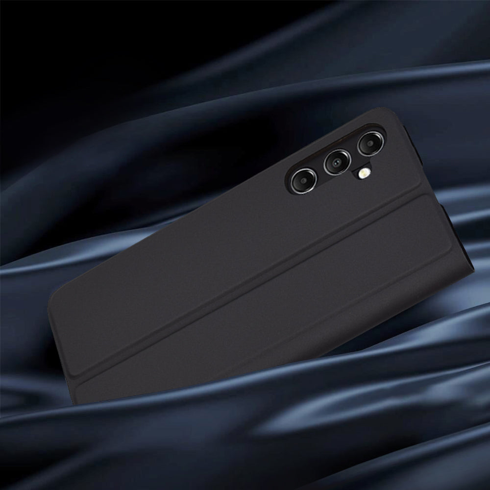 Fodral för Samsung Galaxy A05s A057, Techsuit, Magskin Book, Svart