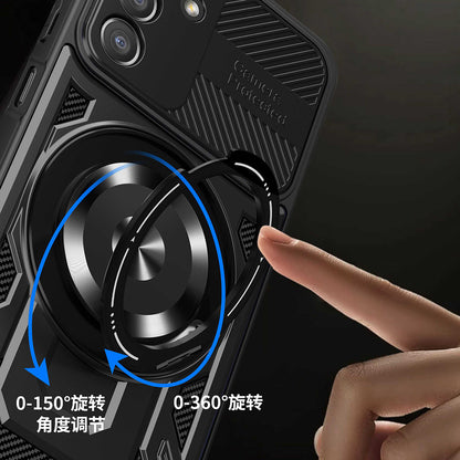 Fodral för Samsung Galaxy A05s A057, Techsuit, RuggedCam, Blå