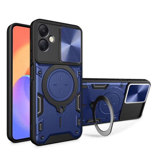 Fodral för Samsung Galaxy A06 A065, Techsuit, CamGuard Pro, Blå