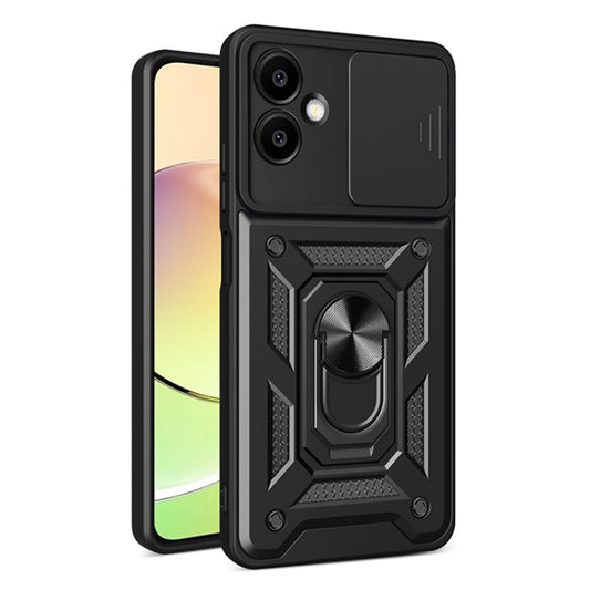 Fodral för Samsung Galaxy A06 A065, Techsuit, CamShield, Svart