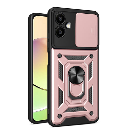 Fodral för Samsung Galaxy A06 A065, Techsuit, CamShield, Rosa