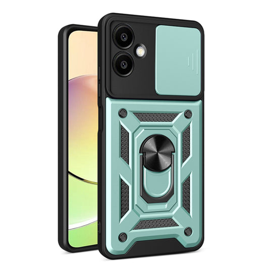 Fodral för Samsung Galaxy A06 A065, Techsuit, CamShield, Grön