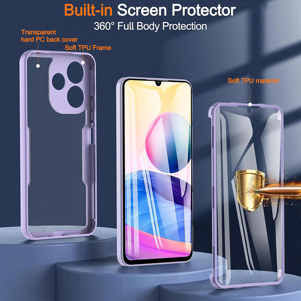 Fodral för Samsung Galaxy A06 A065, Techsuit, ColorVerse 360, Blå