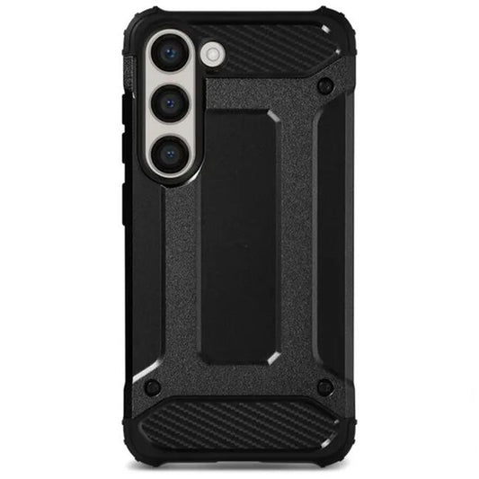 Fodral för Samsung Galaxy A06 A065, Techsuit, Hybrid Armor, Svart