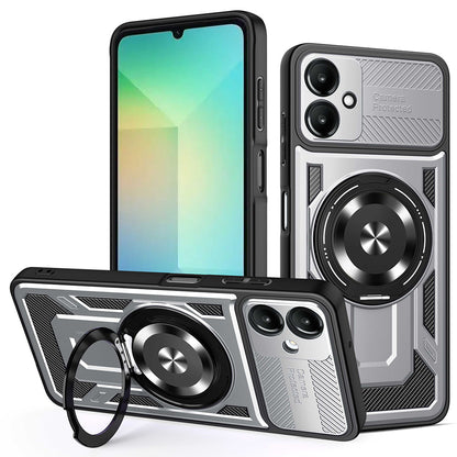 Fodral för Samsung Galaxy A06 A065, Techsuit, RuggedCam, Grå