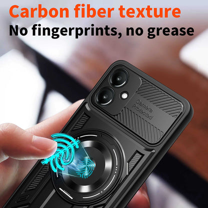 Fodral för Samsung Galaxy A06 A065, Techsuit, RuggedCam, Grå