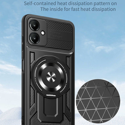 Fodral för Samsung Galaxy A06 A065, Techsuit, RuggedCam, Grå
