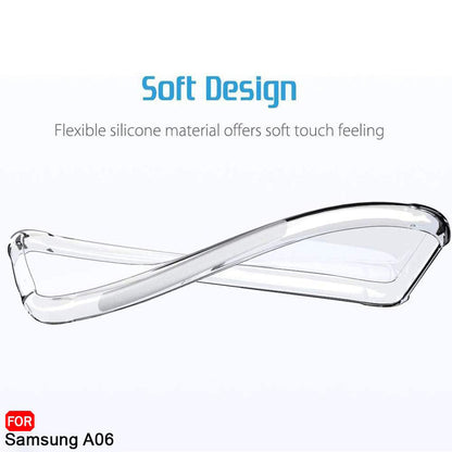 Fodral för Samsung Galaxy A06 A065, Techsuit, Stötsäker Klar, Transparent