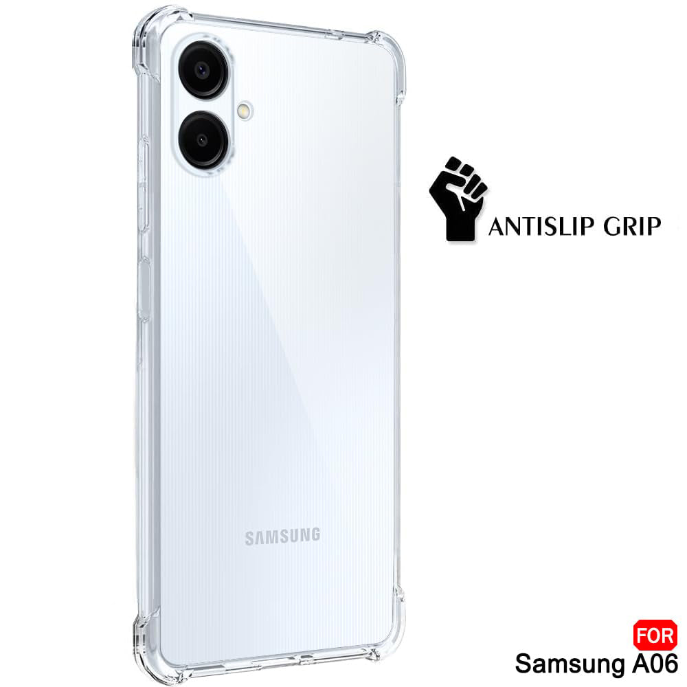 Fodral för Samsung Galaxy A06 A065, Techsuit, Stötsäker Klar, Transparent