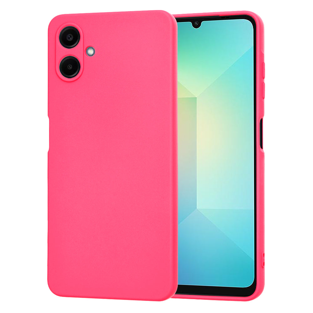 Fodral för Samsung Galaxy A06 A065, Techsuit, SoftFlex, Mörkrosa