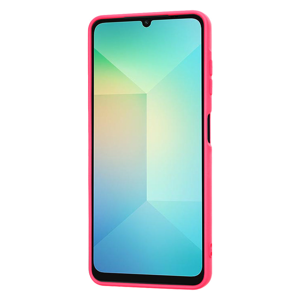 Fodral för Samsung Galaxy A06 A065, Techsuit, SoftFlex, Mörkrosa