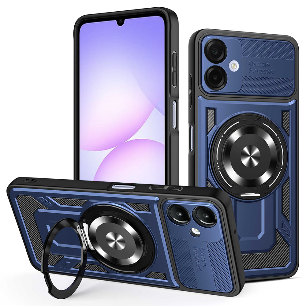 Fodral för Samsung Galaxy A07 4G A075, Techsuit, RuggedCam, Blå