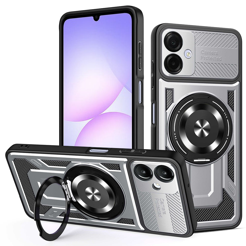 Fodral för Samsung Galaxy A07 4G A075, Techsuit, RuggedCam, Grå