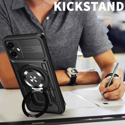 Fodral för Samsung Galaxy A07 4G A075, Techsuit, RuggedCam, Svart