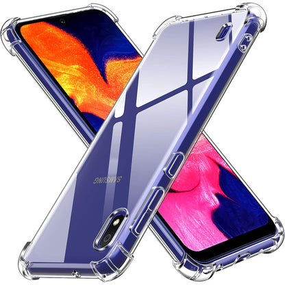 Fodral för Samsung Galaxy A10 A105, Techsuit, Stötsäker Klar, Transparent
