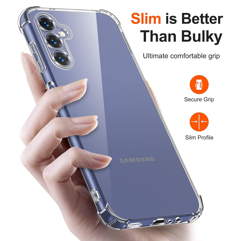 Fodral för Samsung Galaxy A10 A105, Techsuit, Stötsäker Klar, Transparent