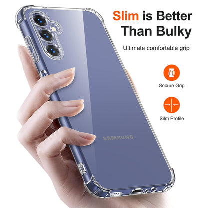 Fodral för Samsung Galaxy A10 A105, Techsuit, Stötsäker Klar, Transparent