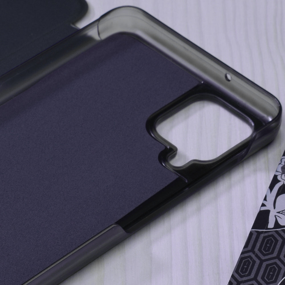 Fodral för Samsung Galaxy A12 Nacho A127 / A12 A125, Techsuit, eFold, Mörkblå