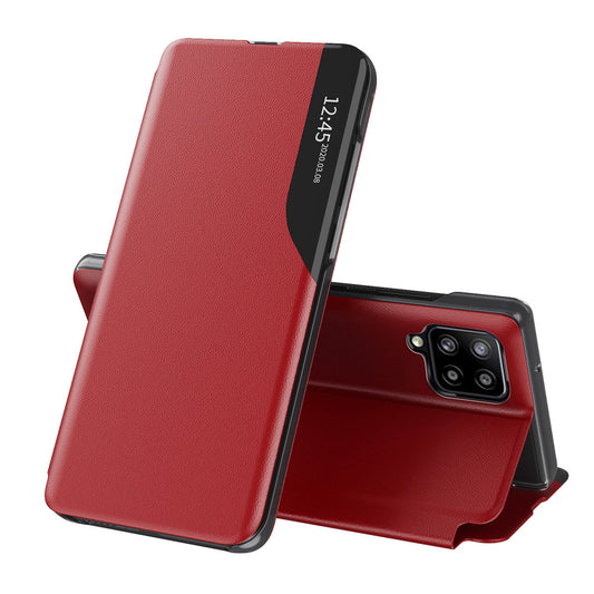 Fodral för Samsung Galaxy A12 Nacho A127 / A12 A125, Techsuit, eFold, Röd