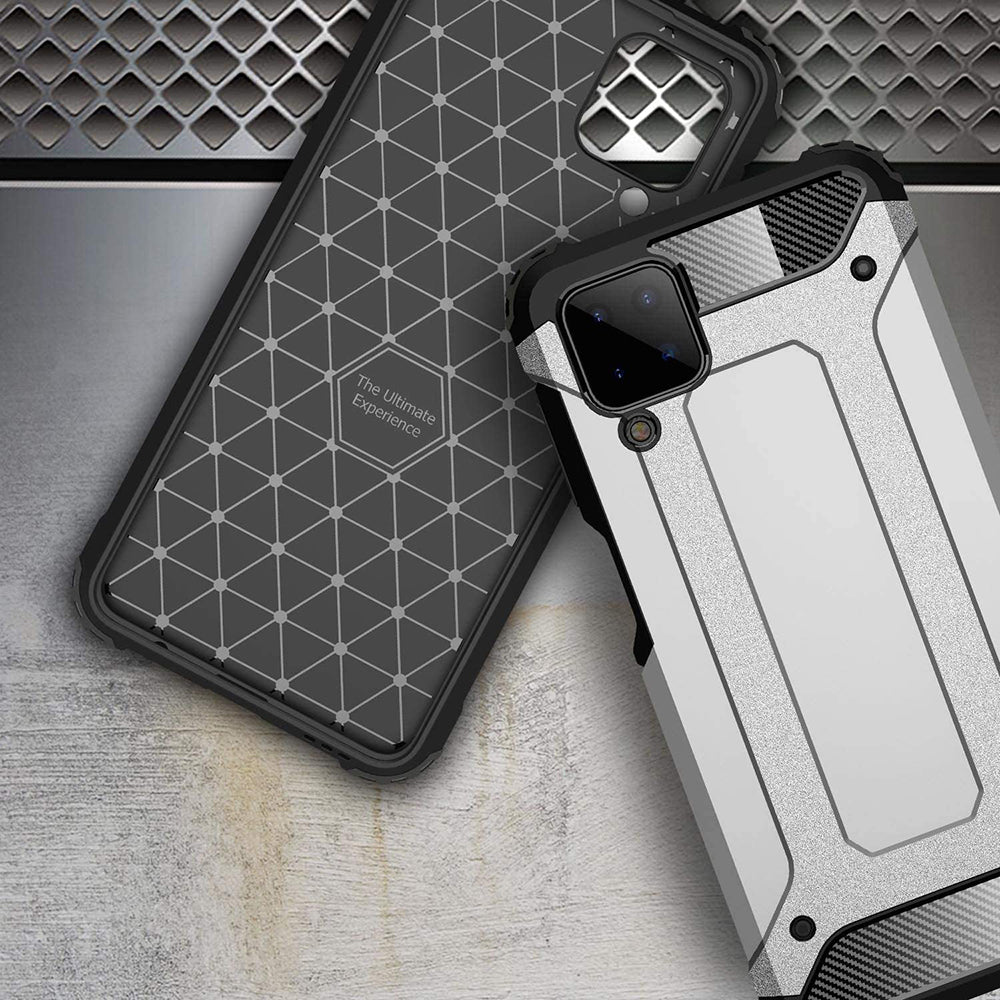 Case for Samsung Galaxy A12 Nacho A127 / A12 A125, Techsuit, Hybrid Armor, Black