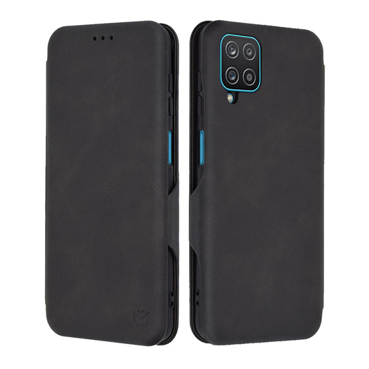 Fodral för Samsung Galaxy A12 Nacho A127 / A12 A125, Techsuit, Safe Wallet Plus, Svart