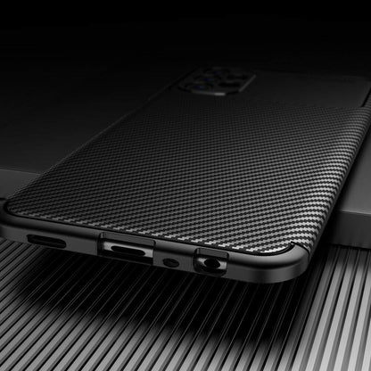 Fodral för Samsung Galaxy A13 A135, Techsuit, CarbonFiber, Svart