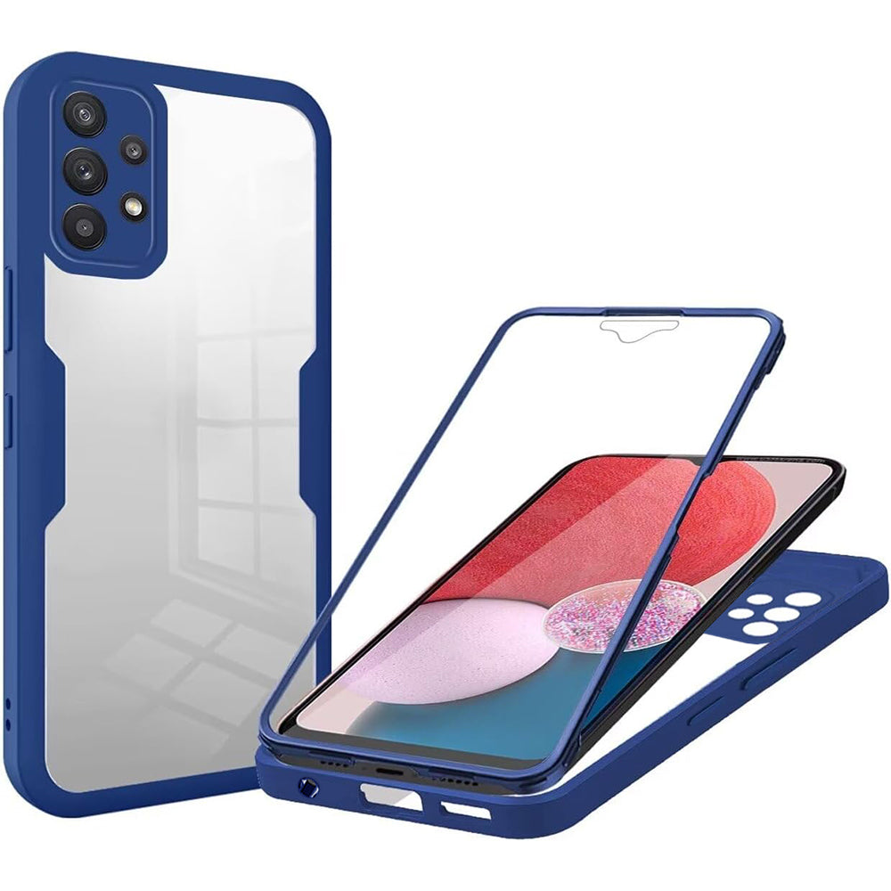 Fodral för Samsung Galaxy A13 A135, Techsuit, ColorVerse 360, Blå