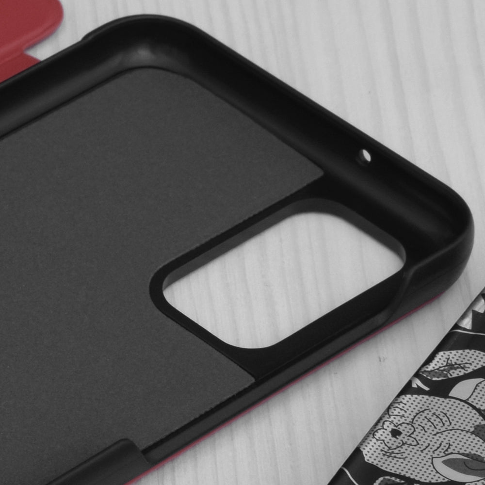 Fodral för Samsung Galaxy A13 A135, Techsuit, eFold, Röd