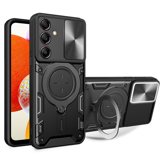 Fodral för Samsung Galaxy A14 A145 / A14 5G A146, Techsuit, CamGuard Pro, Svart