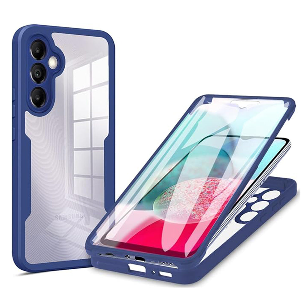 Fodral för Samsung Galaxy A14 A145 / A14 5G A146, Techsuit, ColorVerse 360, Blå