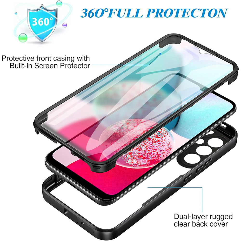 Fodral för Samsung Galaxy A14 A145 / A14 5G A146, Techsuit, ColorVerse 360, Blå