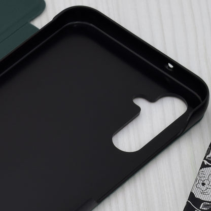 Fodral för Samsung Galaxy A14 A145 / A14 5G A146, Techsuit, eFold, Grön