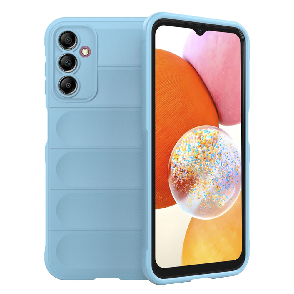 Fodral för Samsung Galaxy A14 A145 / A14 5G A146, Techsuit, Magic Shield, Blå