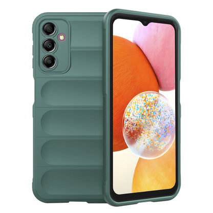Fodral för Samsung Galaxy A14 A145 / A14 5G A146, Techsuit, Magic Shield, Grön
