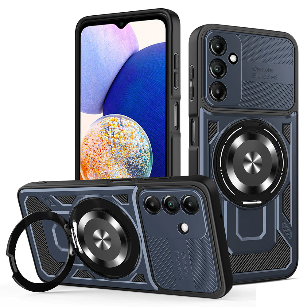 Fodral för Samsung Galaxy A14 A145 / A14 5G A146, Techsuit, RuggedCam, Blå