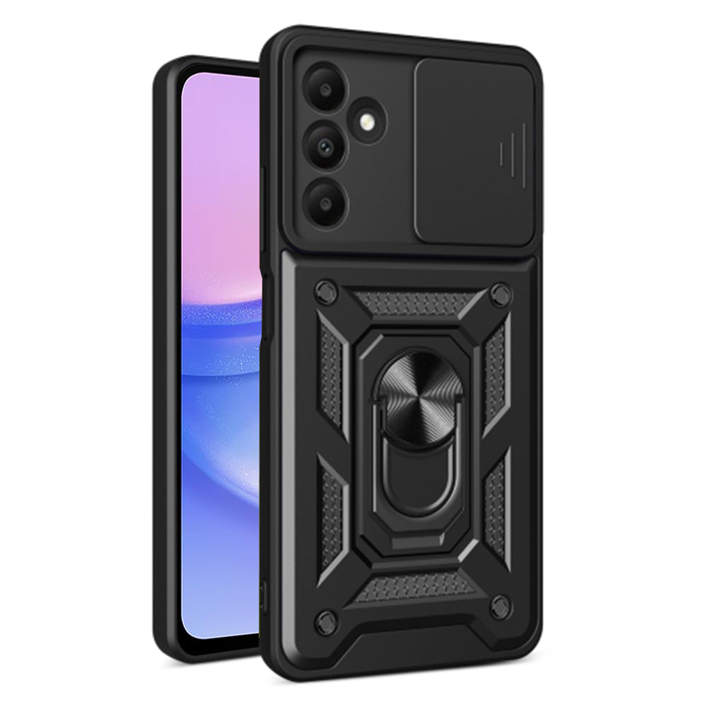 Mobilskal för Samsung Galaxy A15 5G A156 / A15 A155, Techsuit, CamShield, Svart