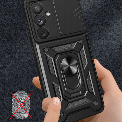 Mobilskal för Samsung Galaxy A15 5G A156 / A15 A155, Techsuit, CamShield, Svart
