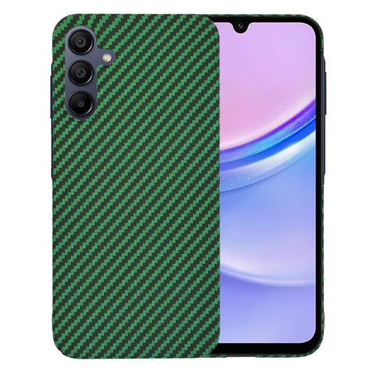 Fodral för Samsung Galaxy A15 5G A156 / A15 A155, Techsuit, Carbonite FiberShell, Grön
