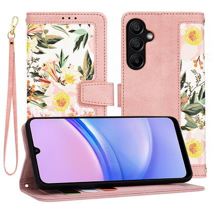 Fodral för Samsung Galaxy A15 5G A156 / A15 A155, Techsuit, FlipCraft, Rosa