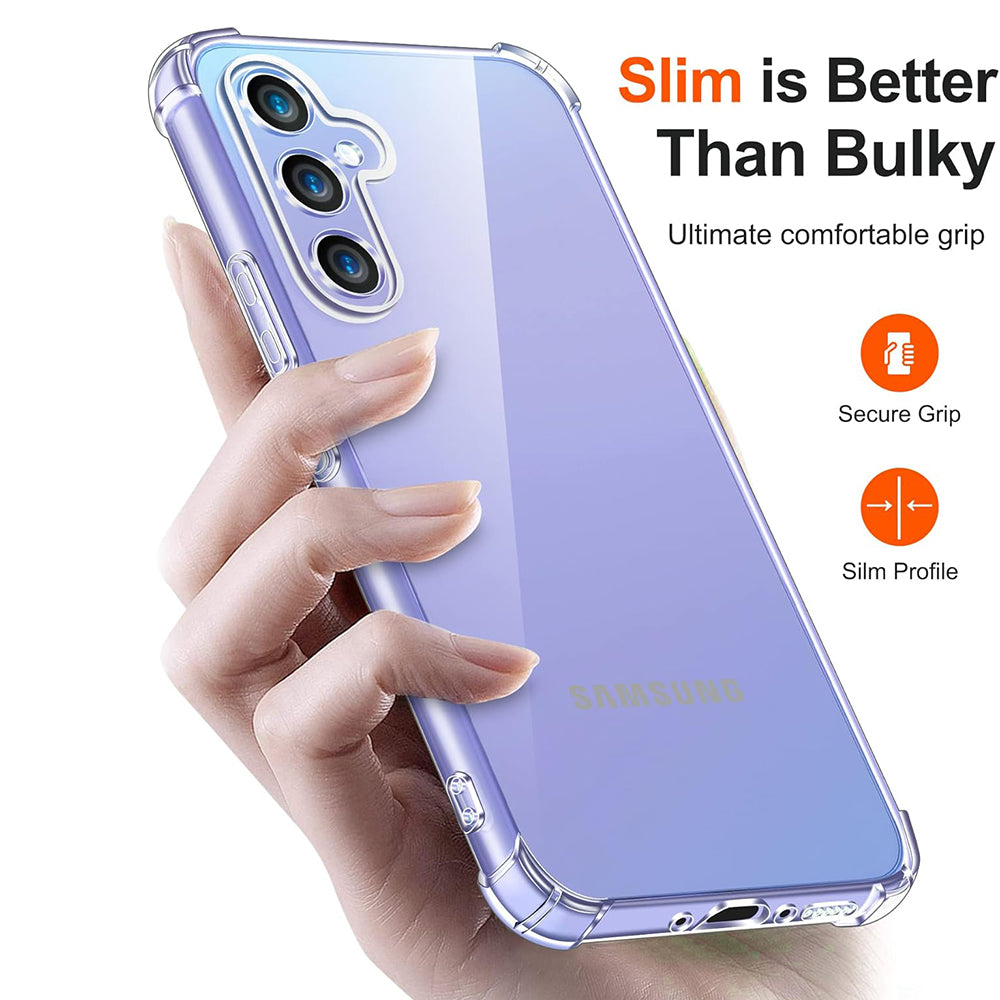 Fodral för Samsung Galaxy A15 5G A156 / A15 A155, Techsuit, Stötsäker Klar, Transparent
