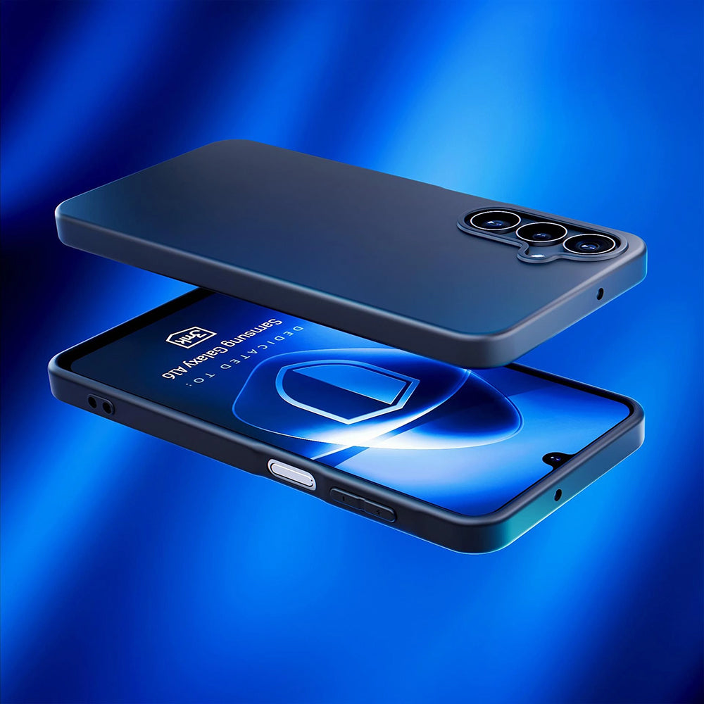 Skyddsfodral för Samsung Galaxy A16 5G A166 / A16 4G A165, 3MK, Matt Svart