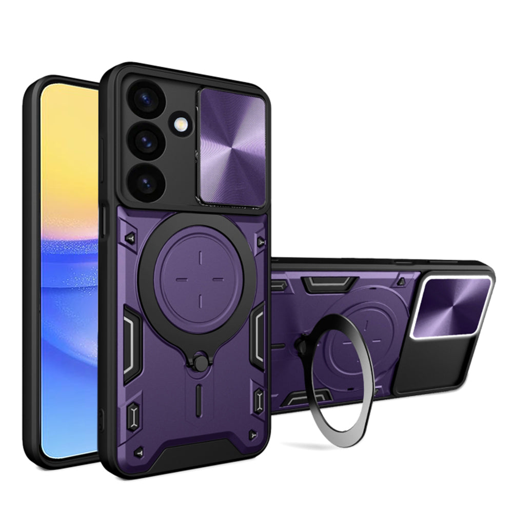 Fodral för Samsung Galaxy A16 5G A166 / A16 4G A165, Techsuit, CamGuard Pro, Lila