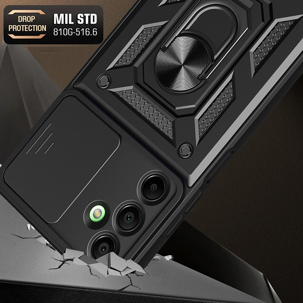 Fodral för Samsung Galaxy A16 5G A166 / A16 4G A165, Techsuit, CamShield, Blå