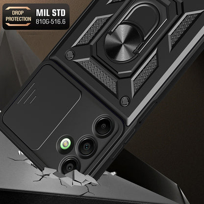 Fodral för Samsung Galaxy A16 5G A166 / A16 4G A165, Techsuit, CamShield, Blå