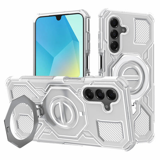 Fodral för Samsung Galaxy A16 5G A166 / A16 4G A165, Techsuit, Carbon Shield Pro, Vit