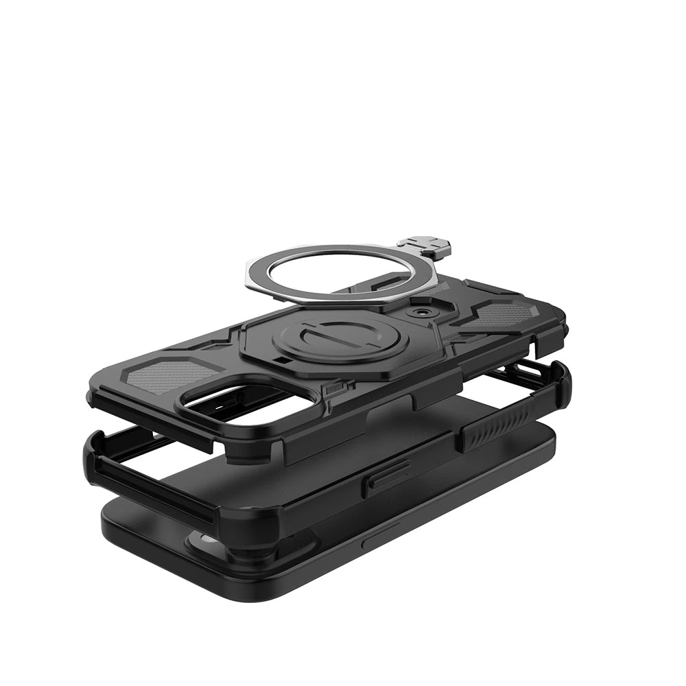 Fodral för Samsung Galaxy A16 5G A166 / A16 4G A165, Techsuit, Carbon Shield Pro, Lila