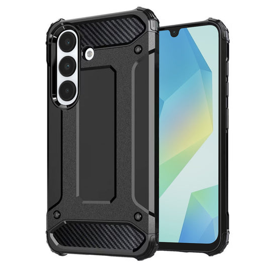 Fodral för Samsung Galaxy A16 5G A166 / A16 4G A165, Techsuit, Hybrid Armor, Svart